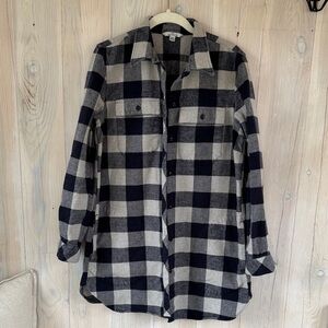 LL Bean Signature Button Down Overshirt Size M